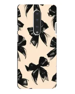 Чохол для OnePlus 7 Pro з картинкою «Патерн чорні банти»