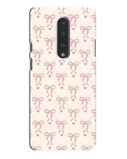 Чохол для OnePlus 7 Pro з картинкою «Рожеві бантики Coquette»