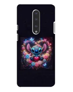 Чехол для OnePlus 7 Pro с картинкой «Stitch в цветах»