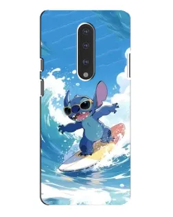 Чехол для OnePlus 7 Pro с картинкой «Стич на волне»
