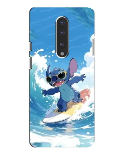 Чехол для OnePlus 7 Pro с картинкой «Стич на волне»