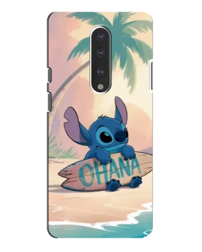 Чехол для OnePlus 7 Pro с картинкой «Стич на серфе»