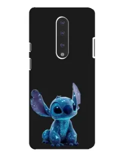 Чехол для OnePlus 7 Pro с картинкой «Стич на черном»