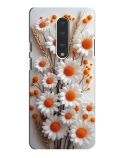 Чохол для OnePlus 7 Pro з картинкою «Білі сухоцвіти»