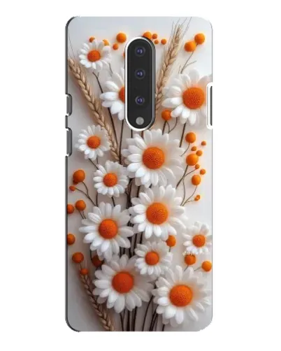 Чохол для OnePlus 7 Pro з картинкою «Білі сухоцвіти»
