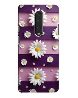 Чохол для OnePlus 7 Pro з картинкою «Ромашки на фіолетовому»