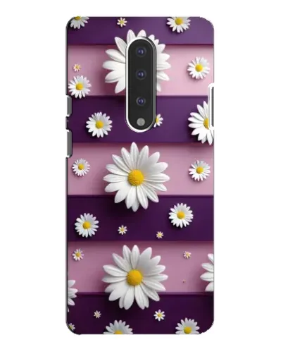Чохол для OnePlus 7 Pro з картинкою «Ромашки на фіолетовому»
