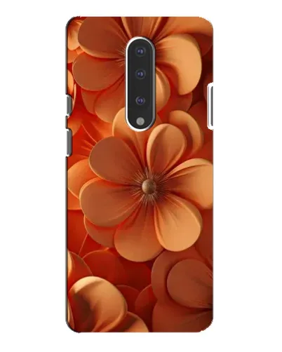 Чохол для OnePlus 7 Pro з картинкою «Помаранчева макро квітка»