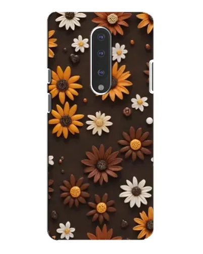 Чохол для OnePlus 7 Pro з картинкою «Візерунок з маленьких соняшників»