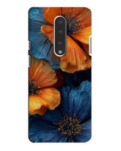Чехол для OnePlus 7 Pro с картинкой «Яркая сине-оранжевая флора» Чехол для OnePlus 7 Pro с картинкой «Яркая сине-оранжевая флора»