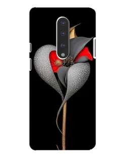 Чехол для OnePlus 7 Pro с картинкой «Серебряный фантазийный цветок»