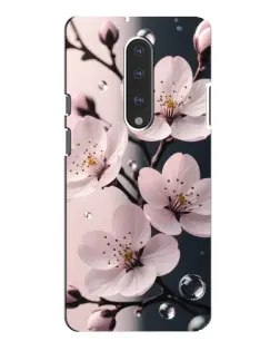 Чехол для OnePlus 7 Pro с картинкой «Нежная сакура и капли»