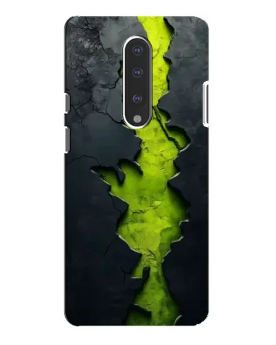Чохол для OnePlus 7 Pro з картинкою «Салатовий розлом скелі»
