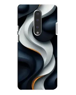 Чохол для OnePlus 7 Pro з картинкою «Об'ємні чорно-білі стрічки»