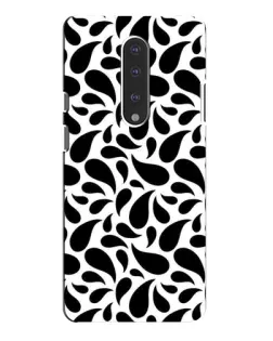 Чохол для OnePlus 7 Pro з картинкою «Контрастні чорні краплі»