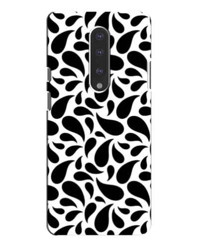 Чохол для OnePlus 7 Pro з картинкою «Контрастні чорні краплі»