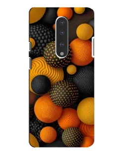 Чохол для OnePlus 7 Pro з картинкою «Об'ємні помаранчеві сфери»
