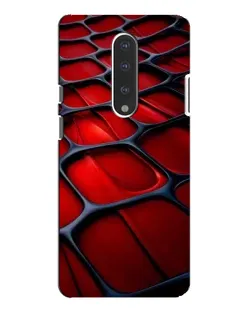 Чохол для OnePlus 7 Pro з картинкою «Червона глянцева сітка»