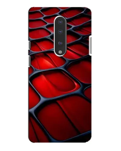 Чохол для OnePlus 7 Pro з картинкою «Червона глянцева сітка»
