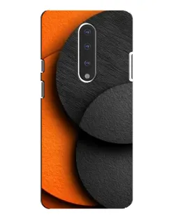 Чохол для OnePlus 7 Pro з картинкою «Геометрія помаранчевих кіл»