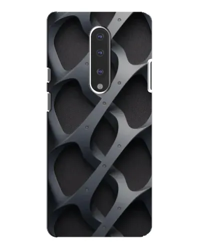 Чохол для OnePlus 7 Pro з картинкою «Об'ємне сіре плетіння»