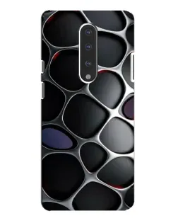 Чохол для OnePlus 7 Pro з картинкою «Об'ємна темна решітка»