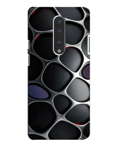 Чохол для OnePlus 7 Pro з картинкою «Об'ємна темна решітка»