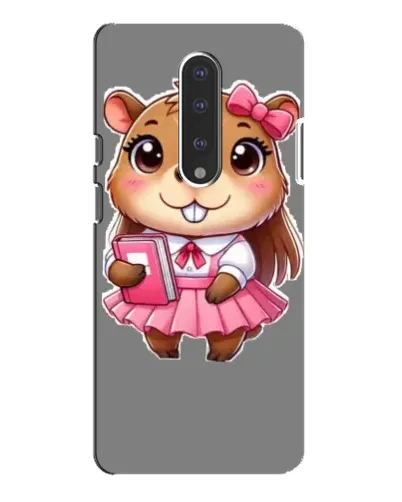 Чехол для OnePlus 7 Pro с картинкой «Девочка капибара»