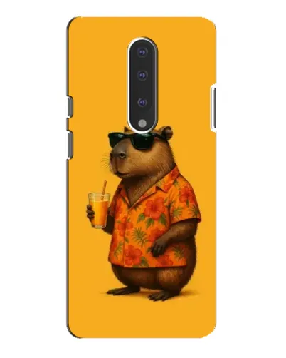 Чехол для OnePlus 7 Pro с картинкой «Капибара на отдыхе»
