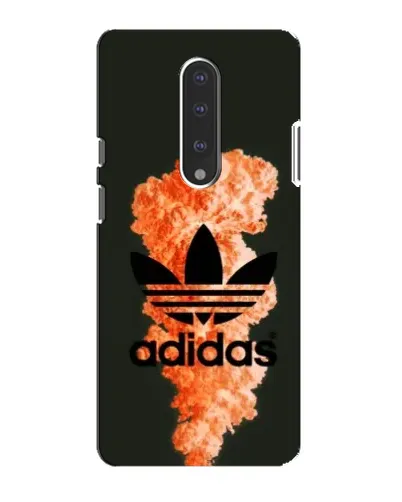 Чехол для OnePlus 7 с картинкой «Оранжевый дым Adidas»