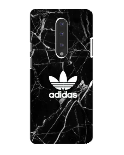 Чехол для OnePlus 7 с картинкой «Белый мрамор Adidas»