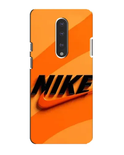Чехол для OnePlus 7 с картинкой «Оранжевый драйв Nike»