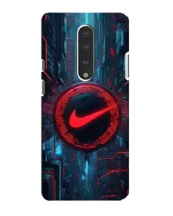 Чехол для OnePlus 7 с картинкой «Техногенный стиль Nike»