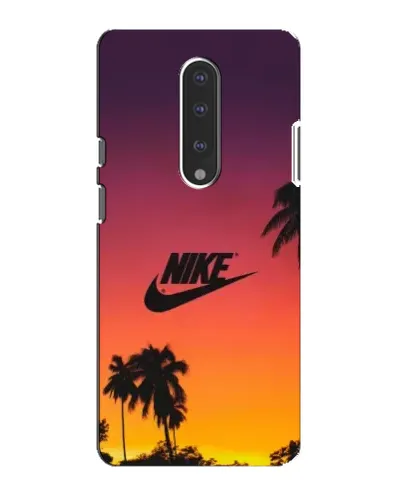 Чехол для OnePlus 7 с картинкой «Nike на закате солнца»
