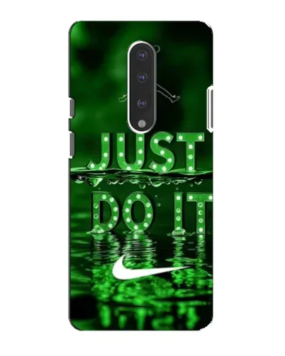 Чехол для OnePlus 7 с картинкой «Зеленый неоновый Nike»