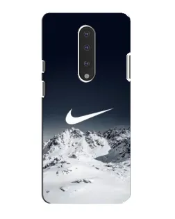 Чехол для OnePlus 7 с картинкой «Nike — зимние горы»