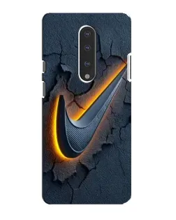 Чехол для OnePlus 7 с картинкой «Объемный логотип Найк»