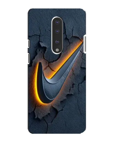 Чехол для OnePlus 7 с картинкой «Объемный логотип Найк»