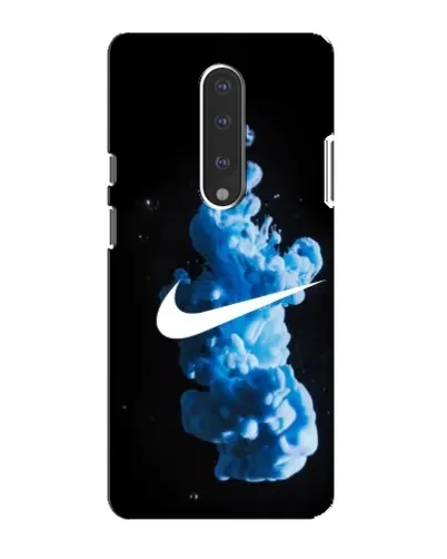 Чехол для OnePlus 7 с картинкой «Nike и синий дым»
