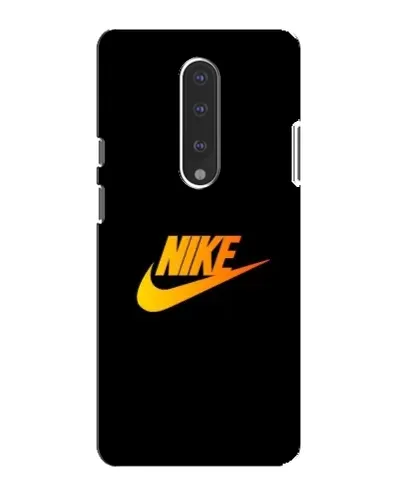 Чехол для OnePlus 7 с картинкой «Золотой логотип Nike»