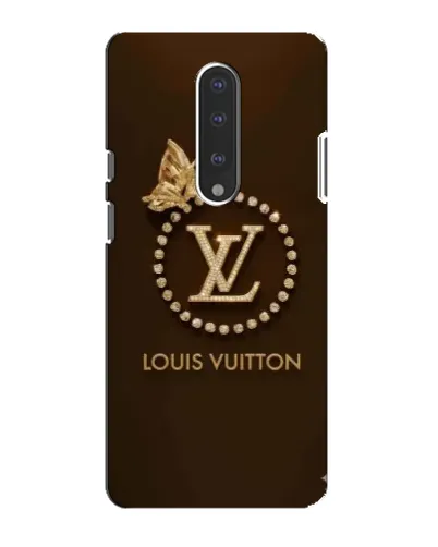Чохол для OnePlus 7 з картинкою «LV — золота печатка»