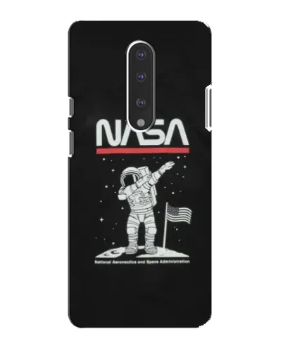 Чехол для OnePlus 7 с картинкой «NASA — шагаем по Луне»