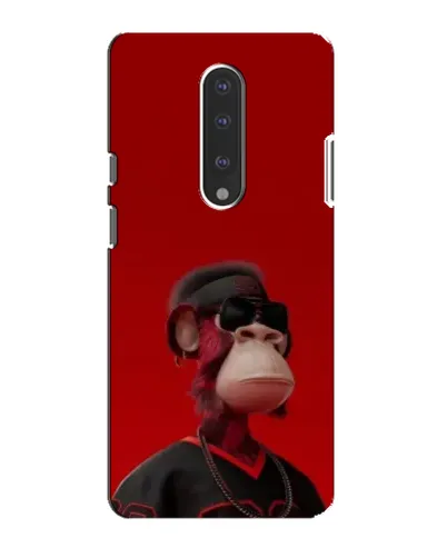 Чехол для OnePlus 7 с картинкой «Bored Ape в красном»