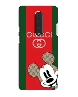 Чехол для OnePlus 7 с картинкой «Gucci — полосы и Микки»