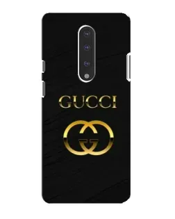 Чехол для OnePlus 7 с картинкой «Золотой логотип Gucci»