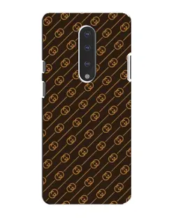Чехол для OnePlus 7 с картинкой «Gucci — золотые диагонали»
