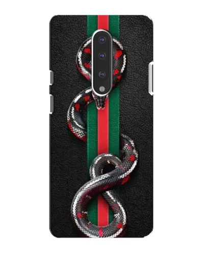 Чехол для OnePlus 7 с картинкой «Gucci — змея на полосе» Чехол для OnePlus 7 с картинкой «Gucci — змея на полосе»