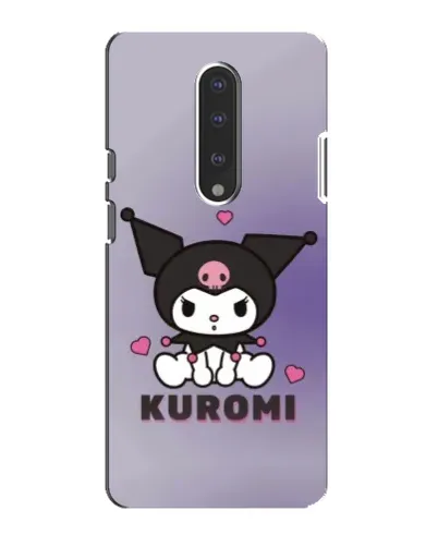 Чехол для OnePlus 7 с картинкой «Kuromi — фиолетовый арт»