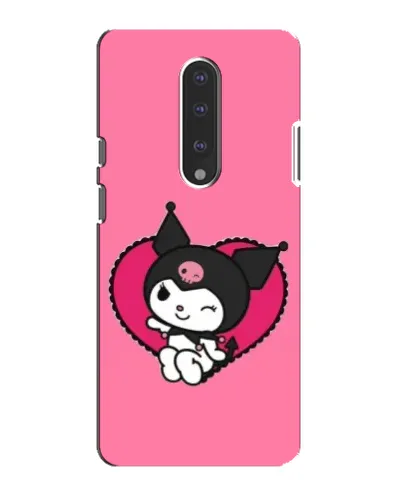 Чехол для OnePlus 7 с картинкой «Kuromi — любовь в сердце»