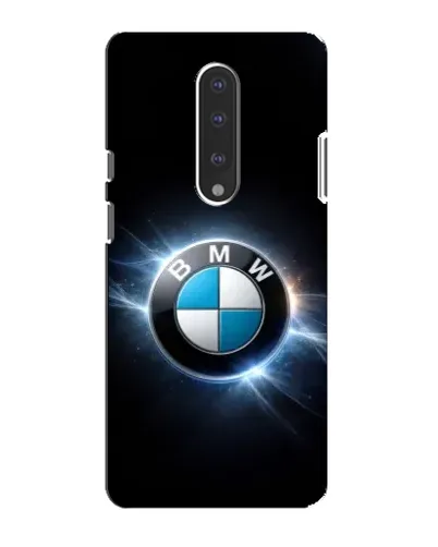 Чехол для OnePlus 7 с картинкой «BMW — неоновое сияние»